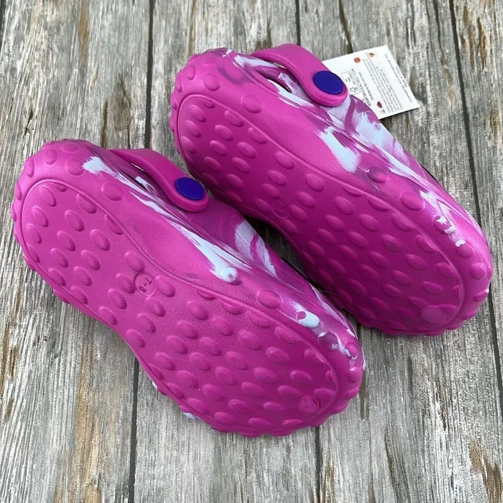 Toddler Baby Barney Dinosaur Clogs Sandals Shoes Size 7-8 - Picture 6 of 12